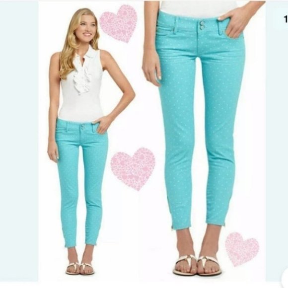 Lilly Pulitzer Denim - Lilly Pulitzer Worth Skinny Mini Zip Jeans